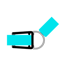 Technical drawing of a hollow-chamber seal on glass at a 135° angle