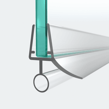 3D model of a sweep seal with a hollow chamber for a 180° situation